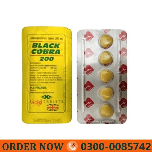 Black Cobra 200mg Tablets in Pakistan